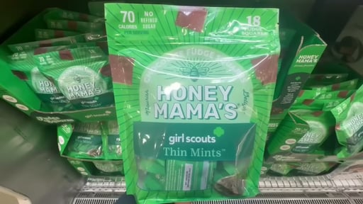 Honey Mama's Girl Scout Thin Mints 18ct