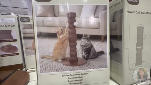 Friends Forever Wave Cat Scratching Post, 28"