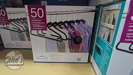 Flocked Non-Slip Hangers 1/8" Wide - 50 Pack