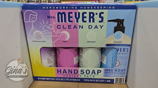 Mrs. Meyer's Clean Day Hand Soap 4-Pack, 16 fl oz