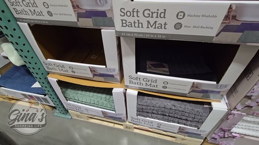 Devgiri Multineedle Grid Bath Mat