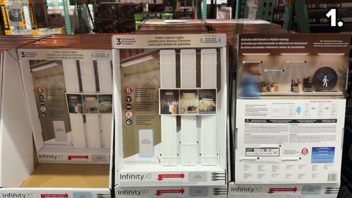Infinity X1 3-Pack Under Cabinet Rechargeable Light