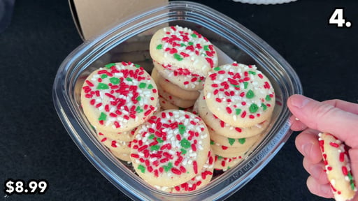 Christmas Sugar Cookie with Sprinkles 24 Count