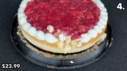 Strawberry Topped Cheesecake