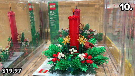 Lego Christmas Table Decoration