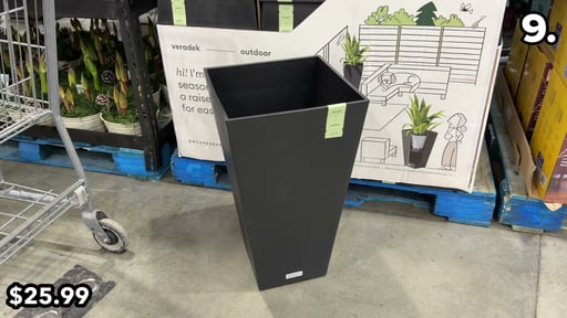Veradek Midland 24" Tall Planter with Shelf