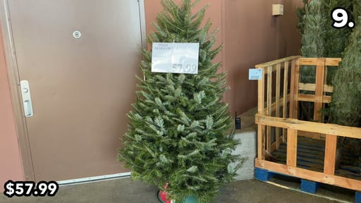 7'-8' Fresh Fraser Fir Christmas Tree