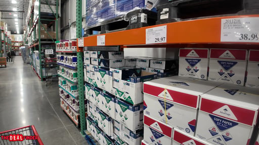 Commodity Copy Paper 20 lb 92 Bright 8.5" x 11" 5000 Sheets