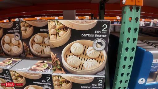 MIU 10 Inch 2-Tier Bamboo Steamer