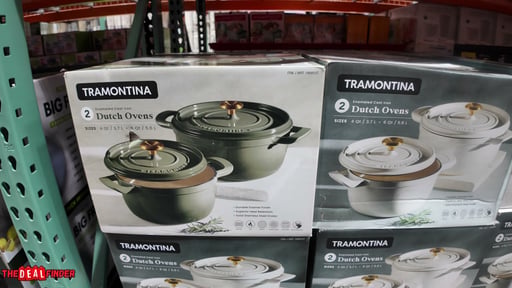 Tramontina Dutch Oven Cast Iron 4QT + 6QT 2-Piece Set