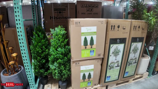 Nearly Natural Faux 4' Cedar Tree UV Resistant 2-Pack