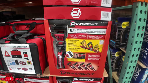 Powerbuilt 4PC Ratchet Tie Downs