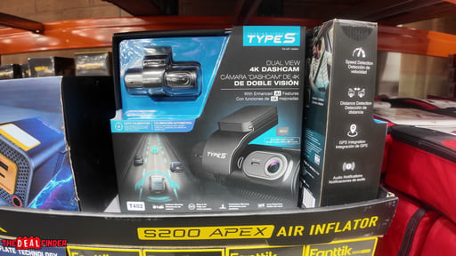 Type S T402 Dual 4K and 1080P Dash Cam with AI