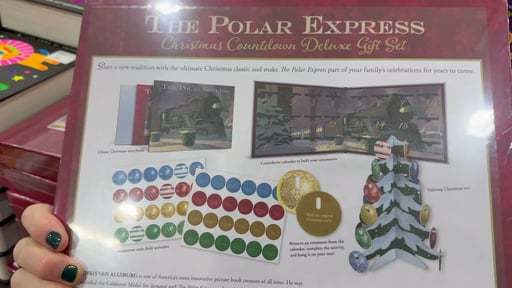 The Polar Express: Christmas Countdown Deluxe Gift Set by Chris Van Allsburg, Hardcover