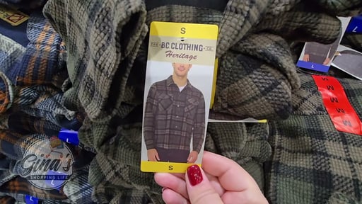 BC Clothing Men's Textured Flannel