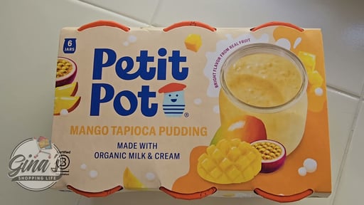Petit Pot Mango Tapioca Pudding, 6/4 oz