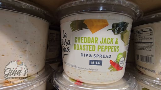 La Terra Fina Cheddar Jack & Roasted Peppers Dip & Spread 31 oz