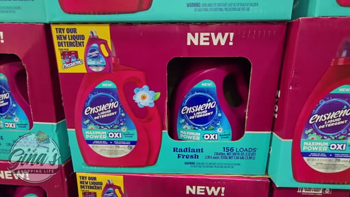Ensueño Maximum Power OXI Liquid Laundry Detergent, Radiant Fresh, 2 x 100 fl oz