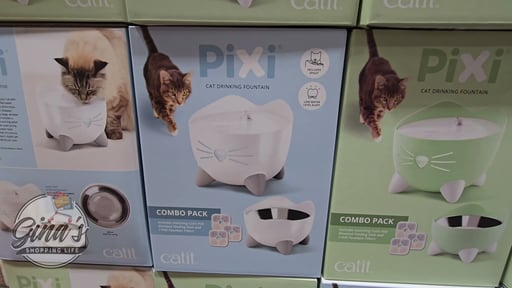 Catit PIXI Cat Water Fountain Combo Kit, White