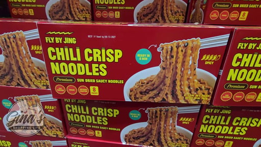 Fly By Jing Chili Crisp Noodles, 8-Pack (3.5 oz each)
