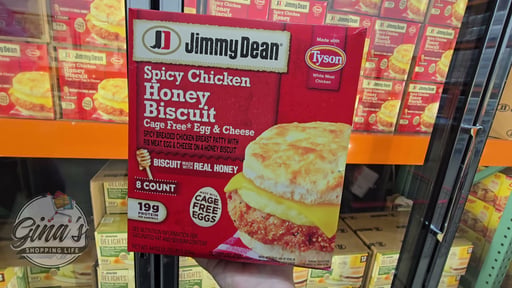 Jimmy Dean Spicy Chicken, Egg & Cheese Biscuit Sandwich, 8 Count