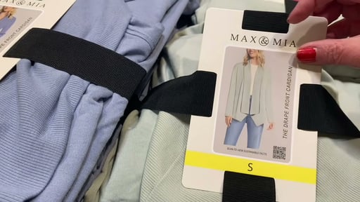 Max & Mia Women's Lightweight Drape Cardigan