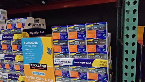 Kirkland Signature Severe Cold & Flu Day/Night 168 Caplets