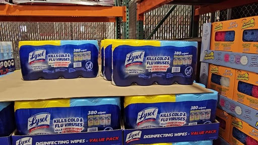 Lysol Disinfecting Wipes, Variety Pack, 4-Pack, 95-Count