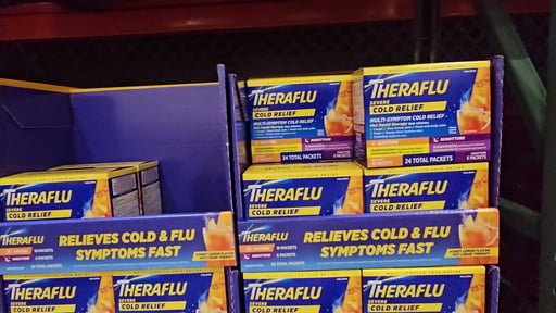 Theraflu Severe Cold Relief 24 Packets Day 18CT + Night 6CT