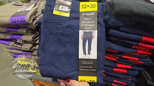 Kirkland Signature Men's Brushed 5-Pocket Pant