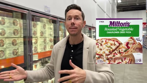Milton's Cauliflower Roasted Veggie Pizza 2 Count 35.6 Ounces