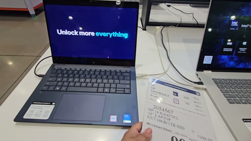 HP OmniBook X 14" Touchscreen Laptop - Intel Core Ultra 7 355 - 16GB RAM - 1TB SSD - Windows 11