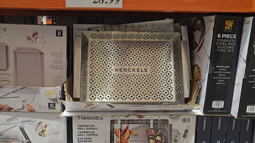 Henckels Kabob and Grill Basket Set, 10-Piece