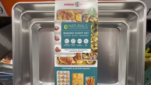 Nordic Ware Naturals 3-Piece Baking Sheet Set