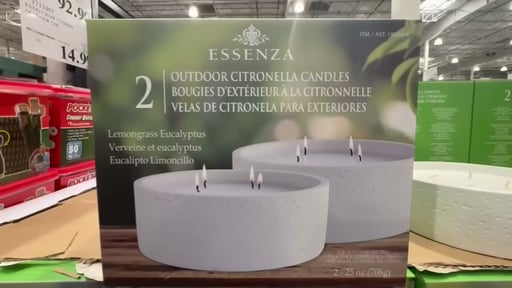 Essenza Outdoor Citronella Candle 2-Pack