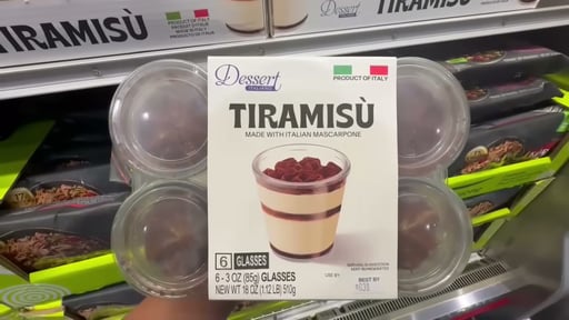 Dessert Italiano Tiramisu 6/3 oz 1.13 lbs