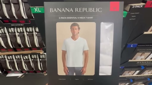 Banana Republic Men's V-Neck Tee 3Pk