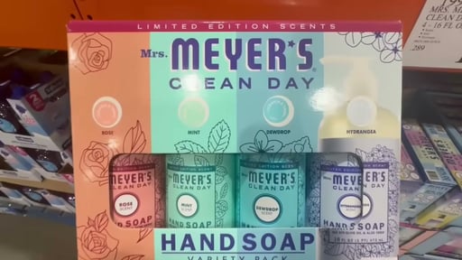 Mrs. Meyer's Clean Day Hand Soap Variety Pack, 4 x 16 fl oz