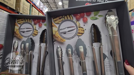 PrepWorks Heads-Up Cooking Tongs 5-Piece Set