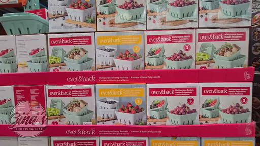 over&back 3-Piece Multipurpose Baskets