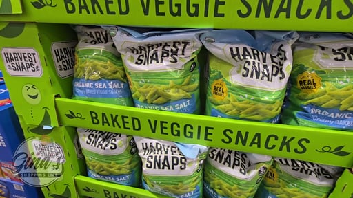 Calbee Harvest Snaps Organic Green Pea Snack Crisps 20 OZ