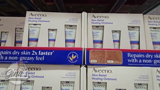 Aveeno Skin Relief Healing Ointment 7.2 OZ 2PK + 2 OZ