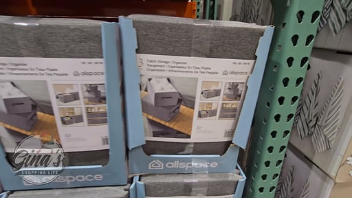 Allspace Collapsible Fabric 3-Pack Storage Bins