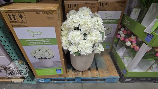 Nearly Natural Faux 35" Porch Hydrangea