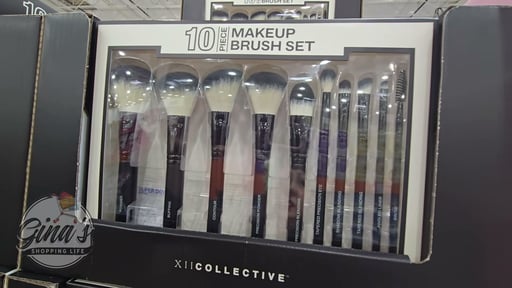 XII Collective 10-Piece Makeup Brush Set (#1996691) - $19.99
