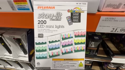 Sylvania Stay-Lit LED Mini Lights