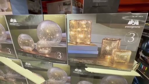Evergreen LED Cubes/Spheres 3-Pack
