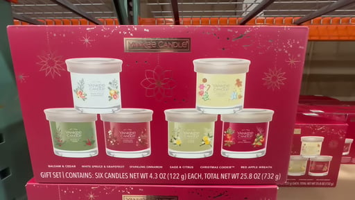 Yankee Candle 6-Pack Holiday Candles