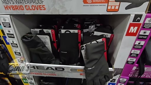 HEAD Men's Waterproof Hybrid Gloves