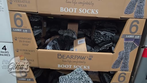 Bearpaw Women's Boot Sock 6 Pair